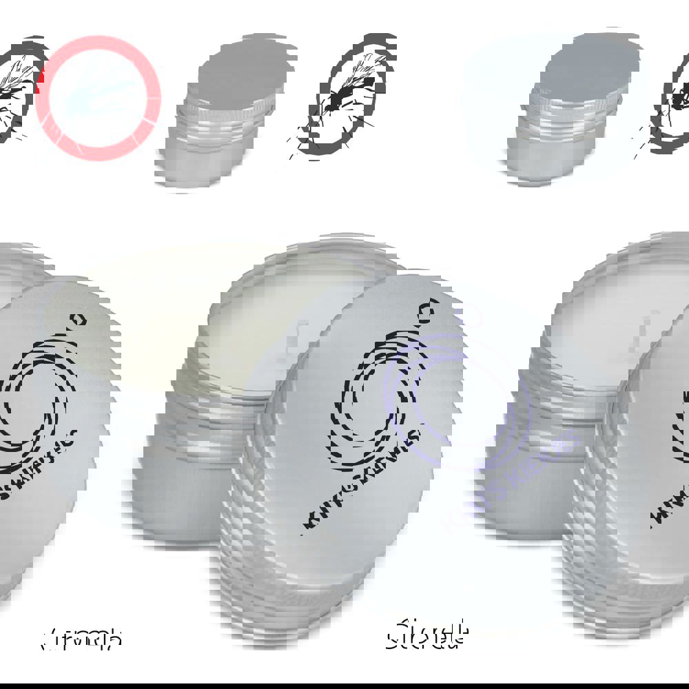 Zitronengras-Insektenschutzkerze auf Pflanzenbasis in recycelter Dose