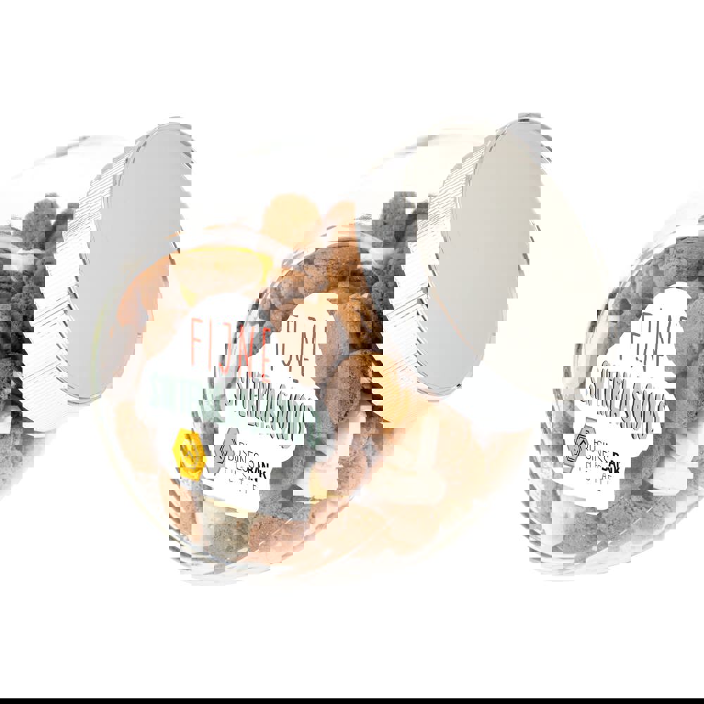 Medium Glas 0,9 Liter gefüllt mit Süßigkeiten