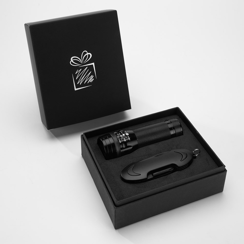 Set Colorado I: Taschenlampe und Taschenmesser