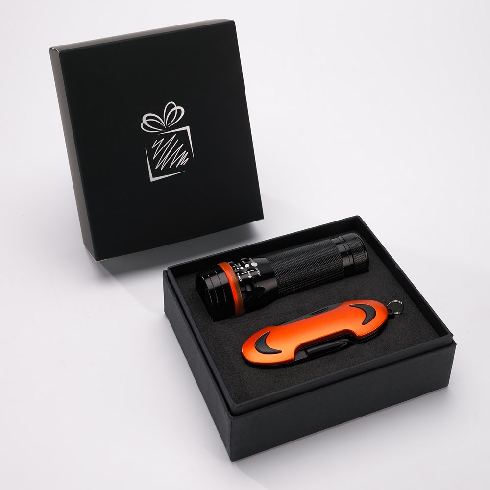 Set Colorado I: Taschenlampe und Taschenmesser