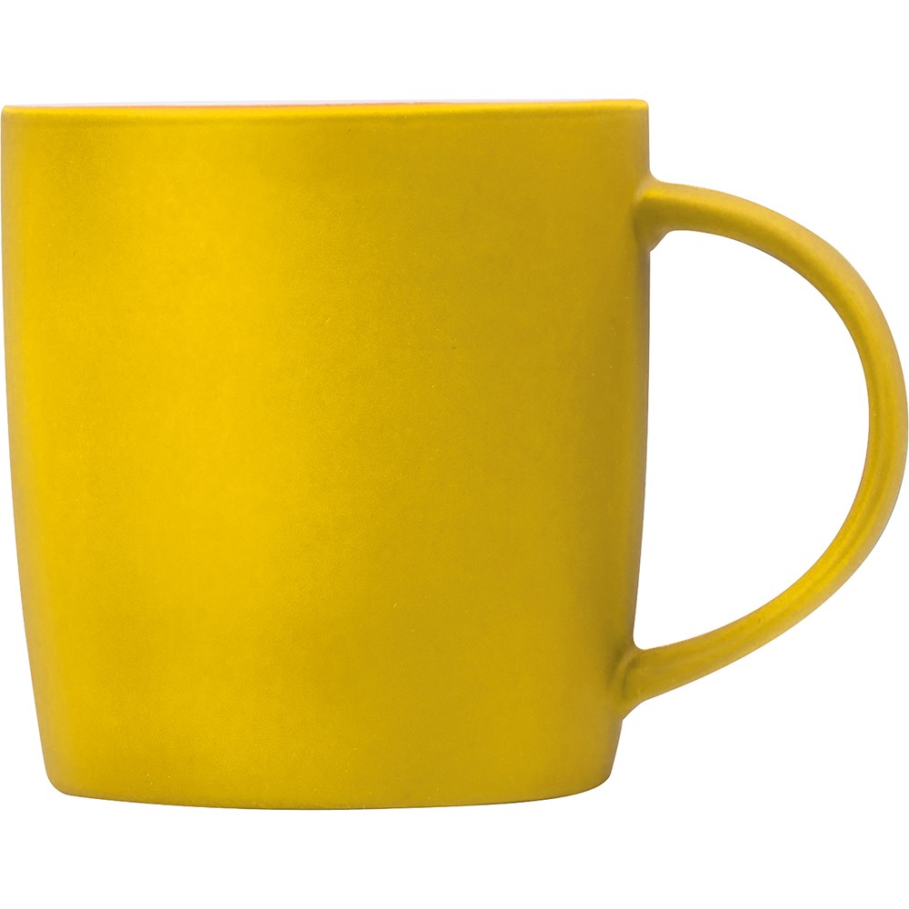Tasse aus Porzellan, außen gummiert, 300ml