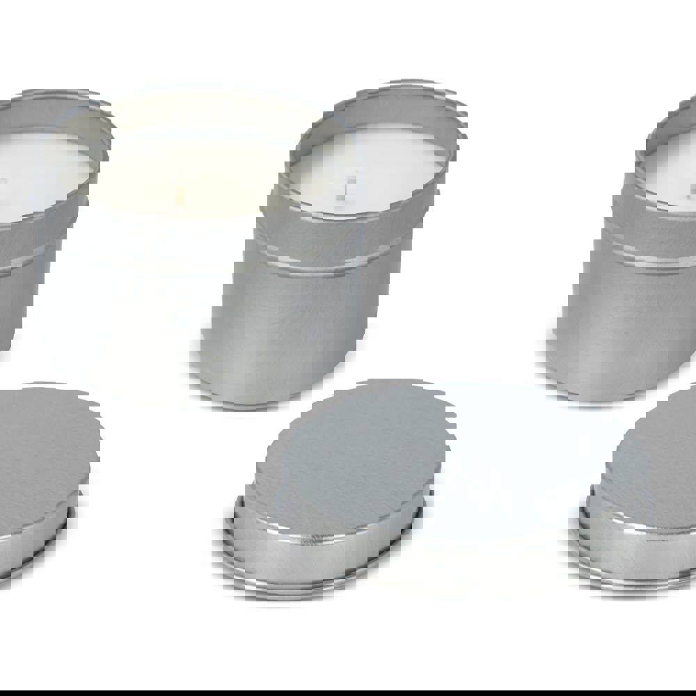 Kirtan-Duftkerze auf Pflanzenbasis in großer recycelter Dose