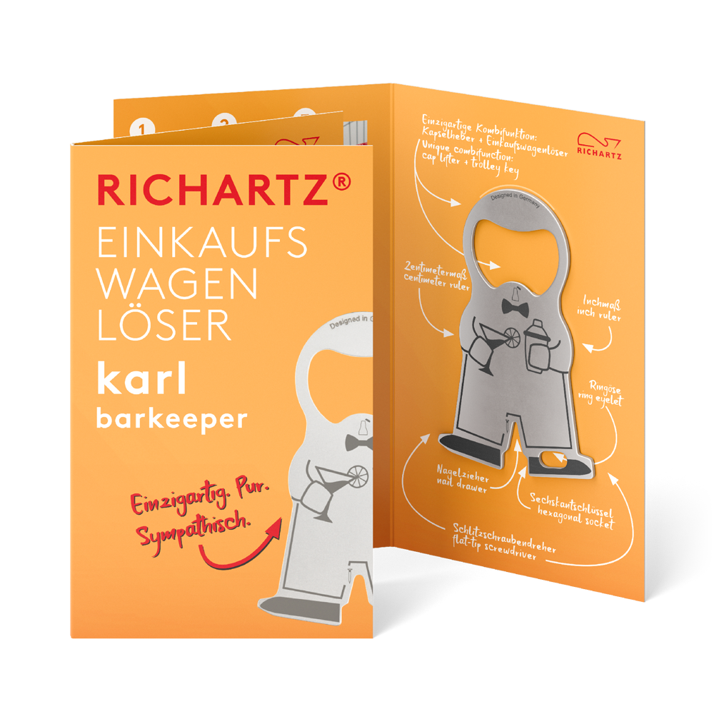 RICHARTZ® EINKAUFSWAGENLÖSER karl barkeeper