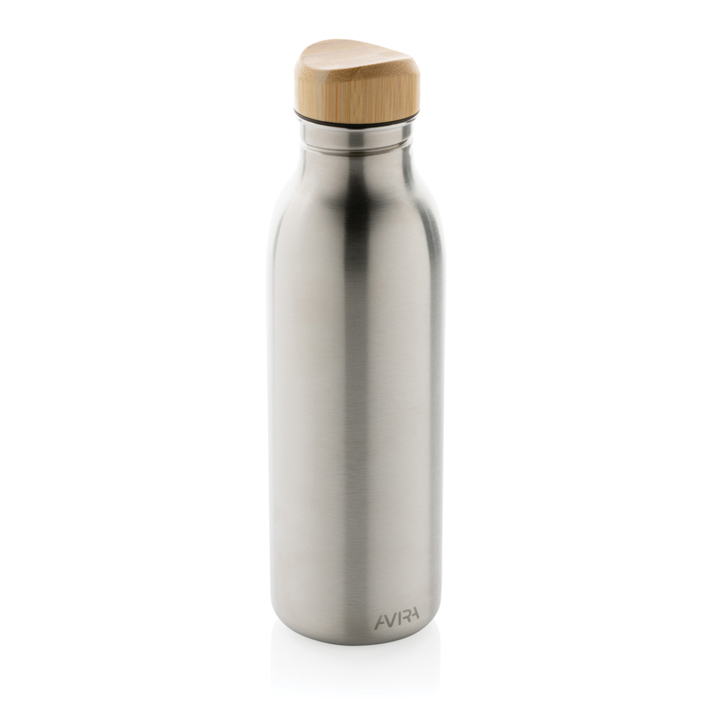 Avira Alcor 600ml Wasserflasche aus RCS rec. Stainless-Steel - silber (± PMS 428)