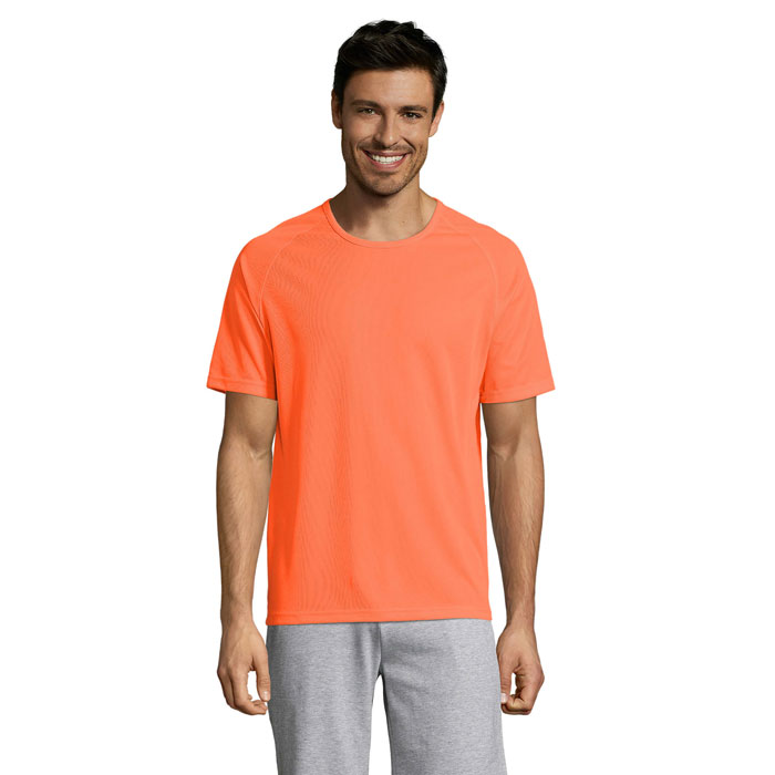 SPORTY - SPORTY MEN T-Shirt - Neon Orange