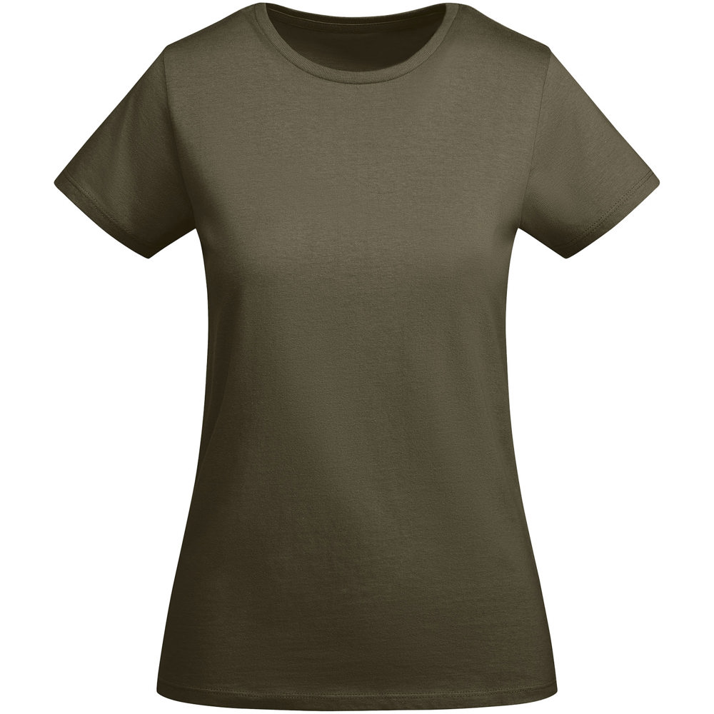 Breda T-Shirt aus Bio-Baumwolle für Damen - militärgrün