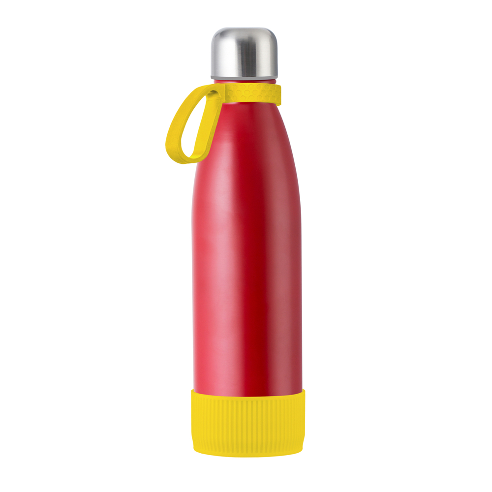 Trinkflasche RETUMBLER-myTOULON - gelb, rot
