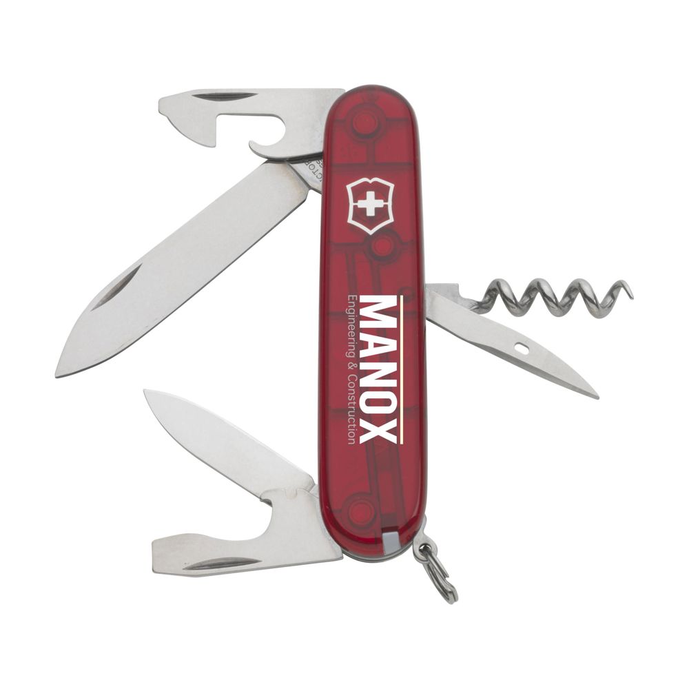 Victorinox Spartan Taschenmesser - Transparent Rot