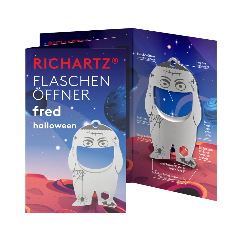 RICHARTZ® FLASCHENÖFFNER fred halloween