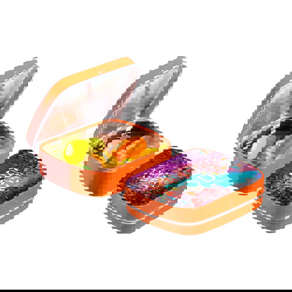 Mini Klappdeckeldose mit Süßigkeiten