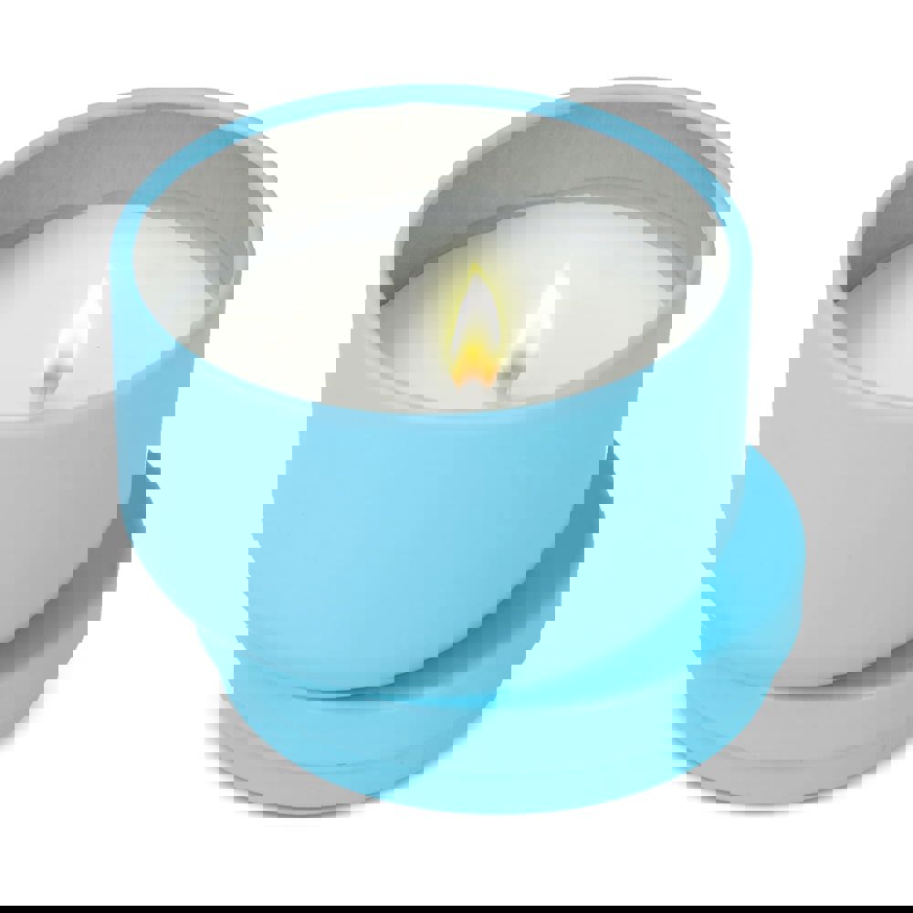 Asana unparfümierte Kerze auf Pflanzenbasis in recycelter Dose