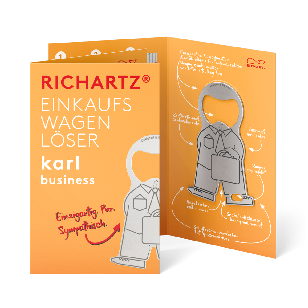 RICHARTZ® EINKAUFSWAGENLÖSER karl business