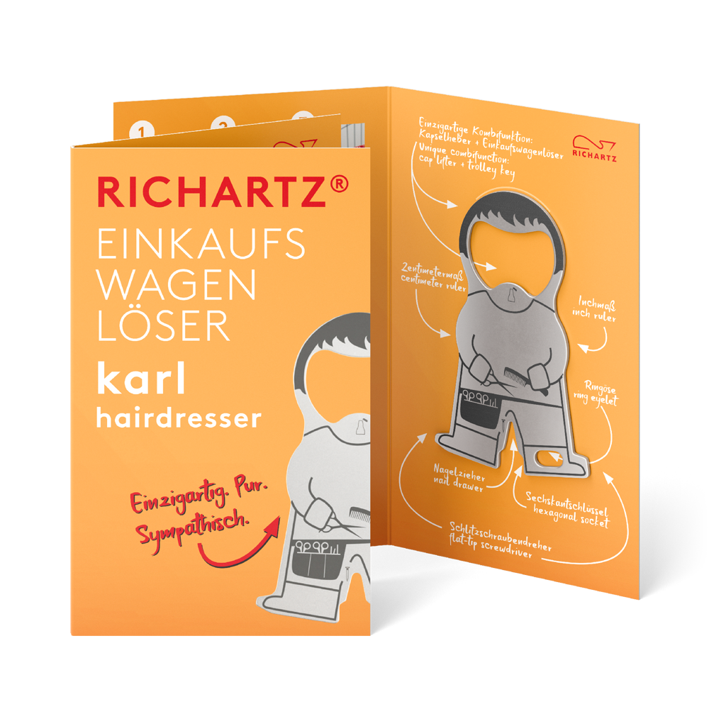 RICHARTZ® EINKAUFSWAGENLÖSER karl hairdresser