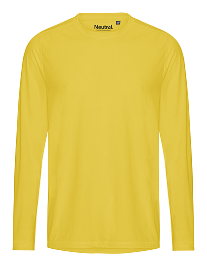 Neutral - Recycled Performance Long Sleeve T-Shirt - Yellow