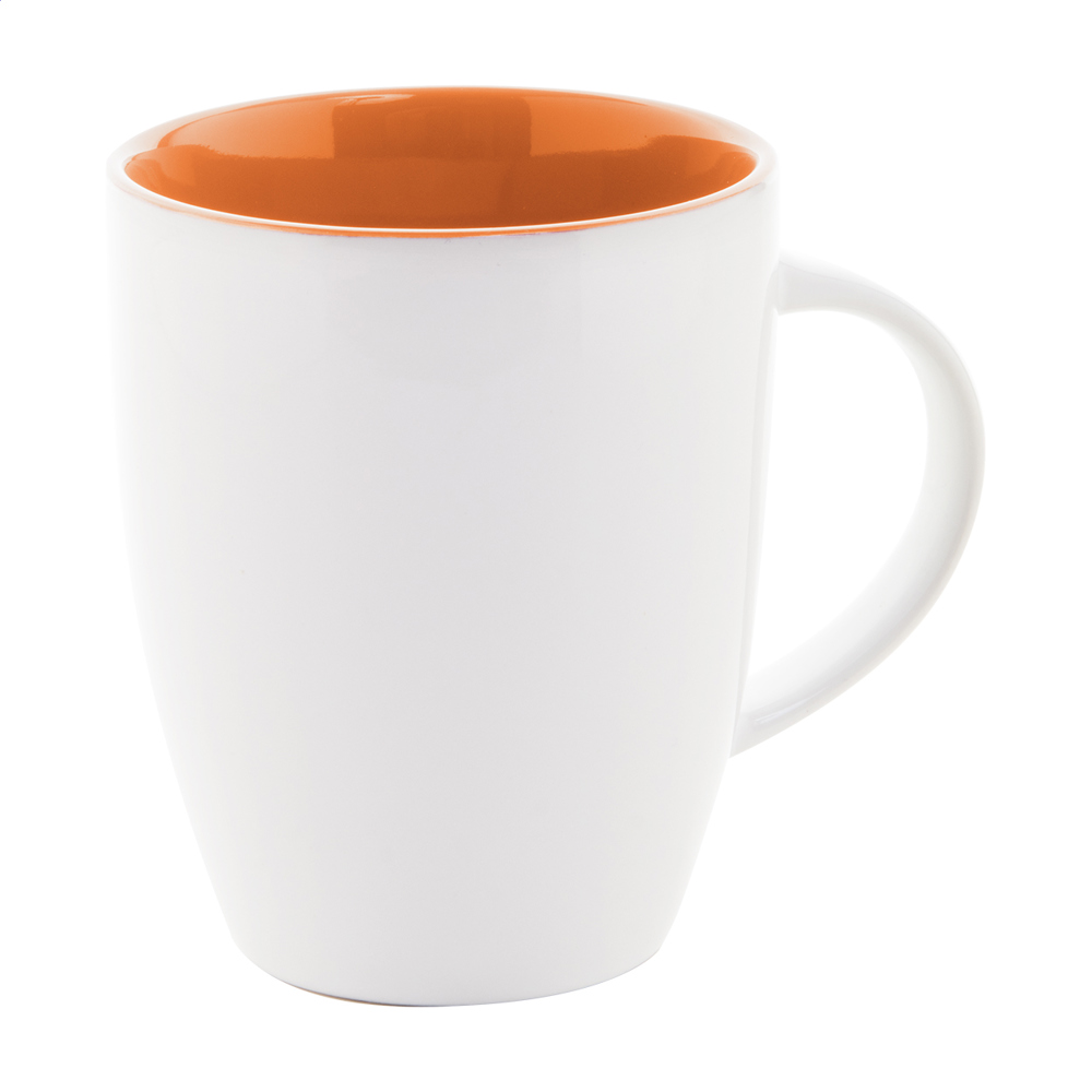 Maia - Tasse - orange/weiß