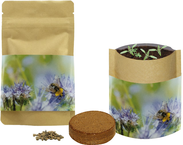 Natur-Bag Biene, inkl. Digitaldruck 1-4/0 c