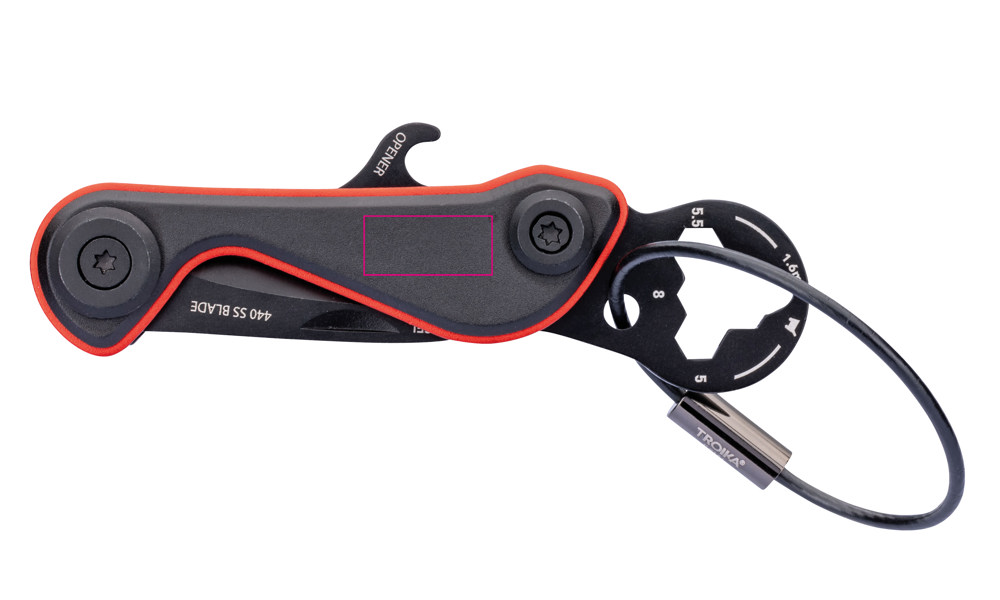 TROIKA Mini-Werkzeug PARCEL CUT & CART