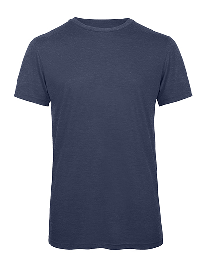 B&C BE INSPIRED - Men´s Triblend T-Shirt - Heather Navy