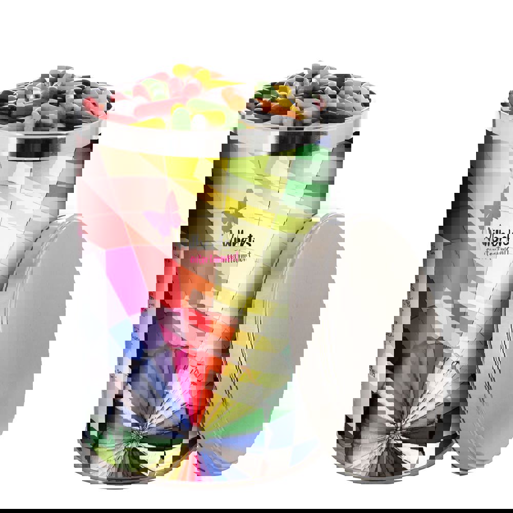 Große Dose 1,3 Liter, gefüllt mit Süßigkeiten