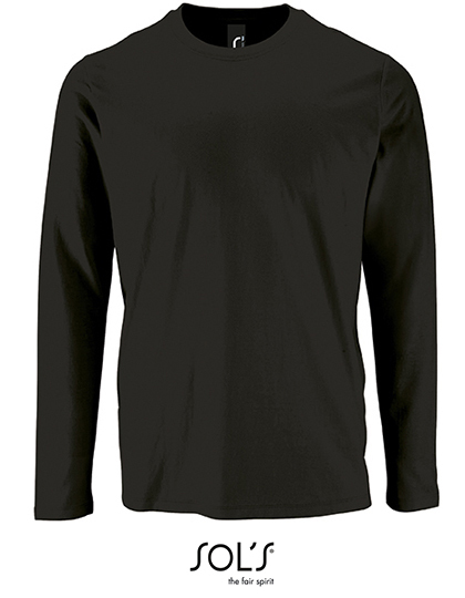 SOL´S - Men´s Long Sleeve T-Shirt Imperial - Deep Black