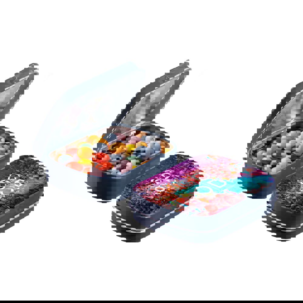 Mini Klappdeckeldose mit Süßigkeiten