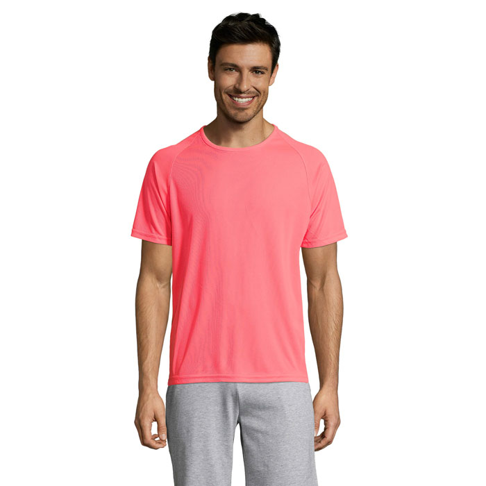 SPORTY - SPORTY MEN T-Shirt - Neon Coral