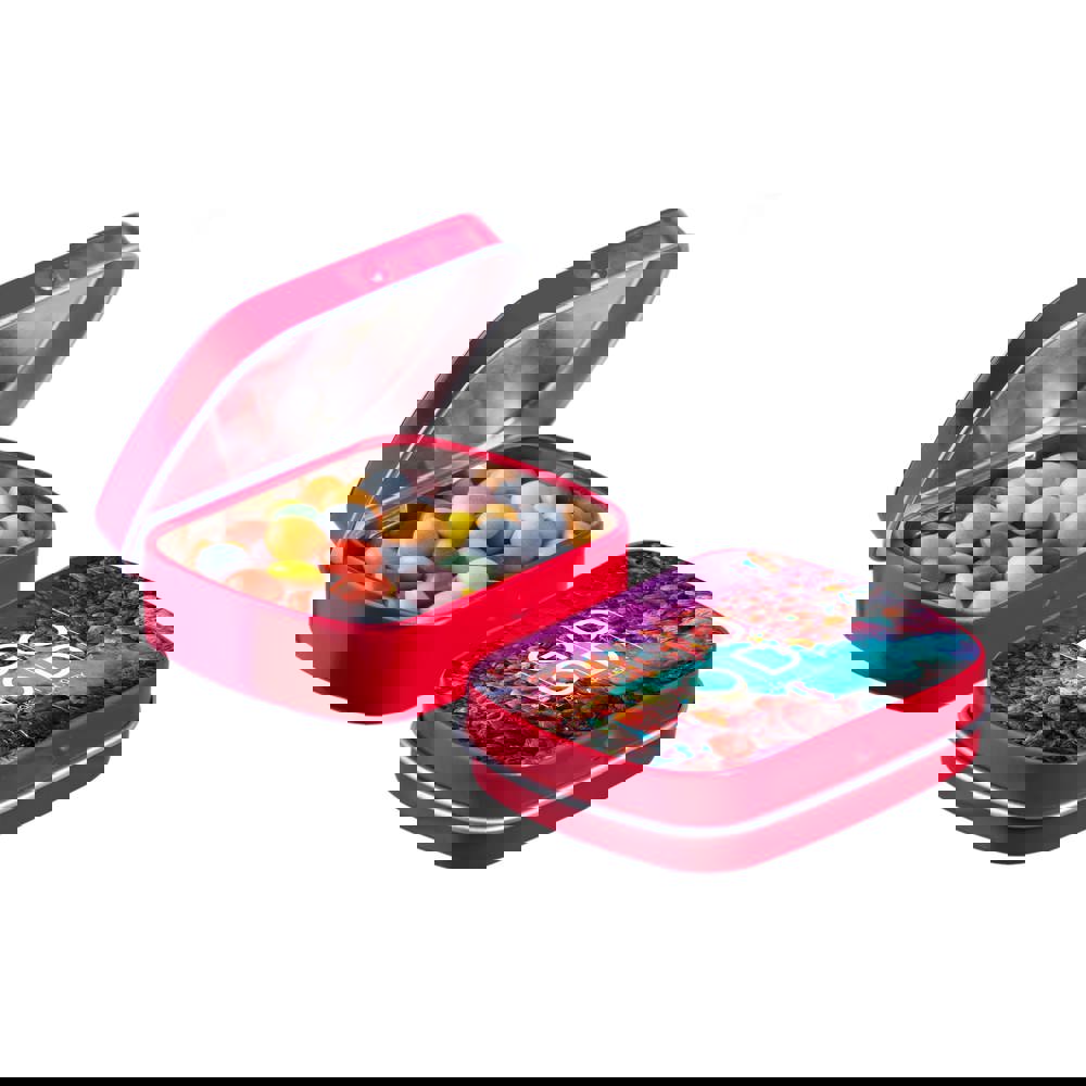 Mini Klappdeckeldose mit Süßigkeiten