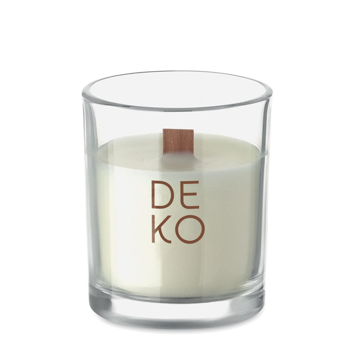 KIVAS WOOD - Kerze aus Pflanzenwachs 80 g