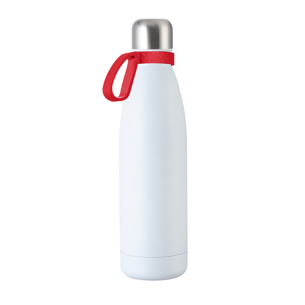 Trinkflasche RETUMBLER-myTOULON - rot, weiß