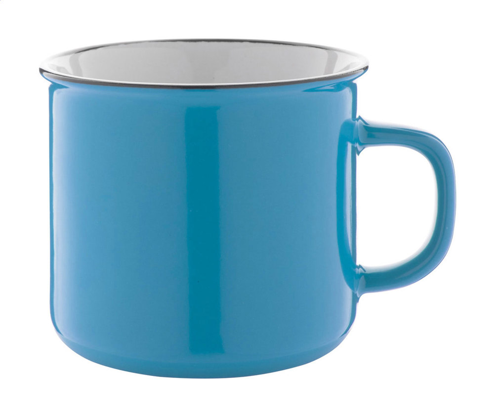 Woodstock - Tasse - hellblau/weiß