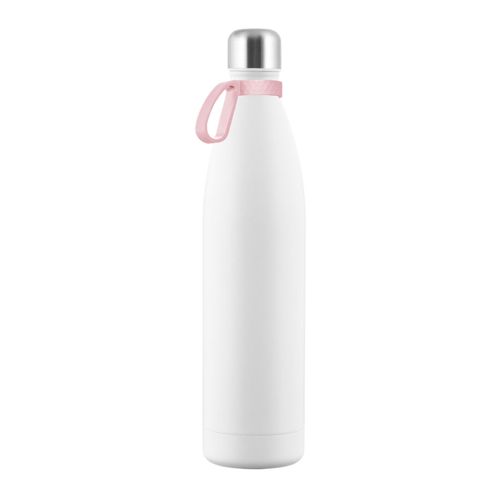 Thermotrinkflasche RETUMBLER-NIZZA XXL - hellmagenta, rose, silber, weiß