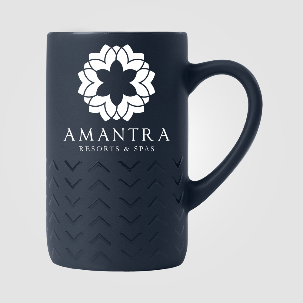 Café Chalet - 385 ml Keramiktasse - Marineblau (#0C2340)