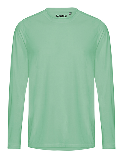 Neutral - Recycled Performance Long Sleeve T-Shirt - Dusty Mint