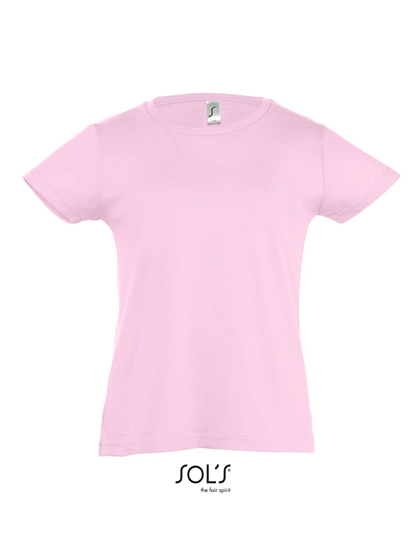 SOL´S - Kids´ T-Shirt Girlie Cherry - Medium Pink