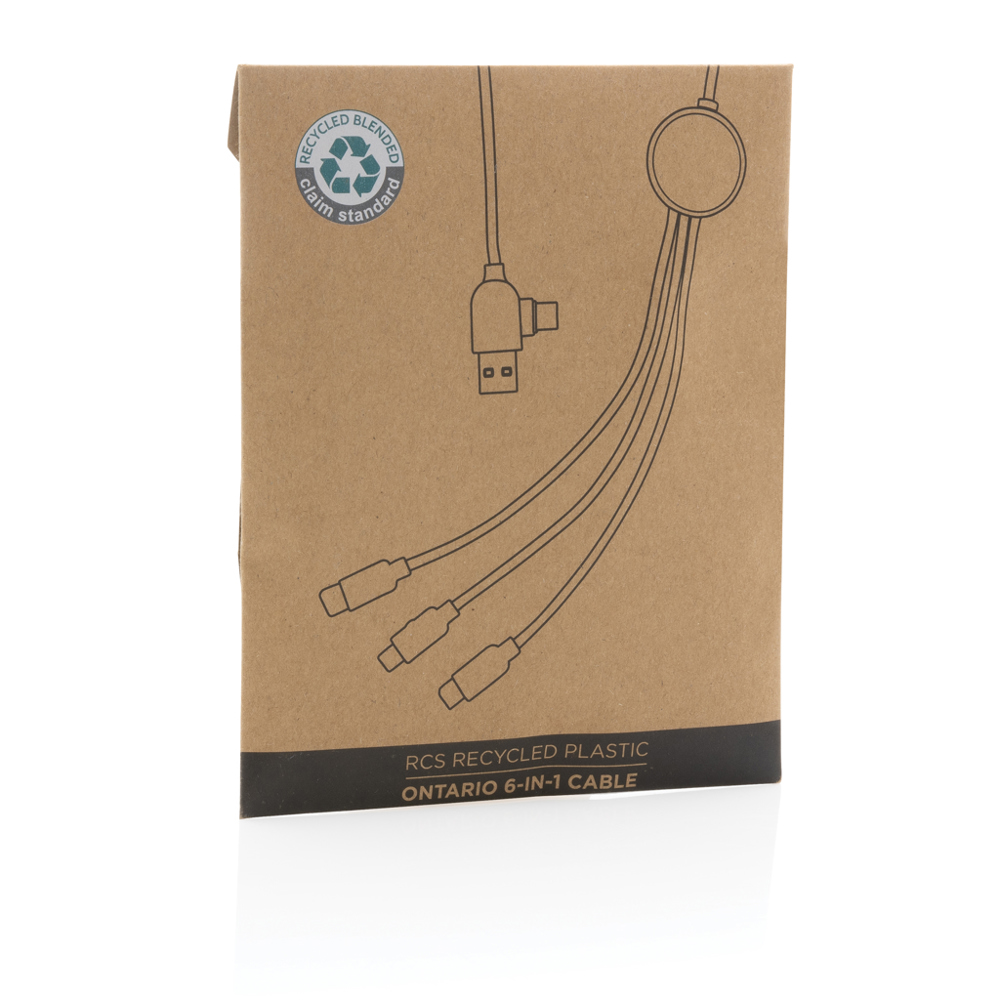 Ontario 6-in-1 Kabel aus RCS recyceltem Kunststoff