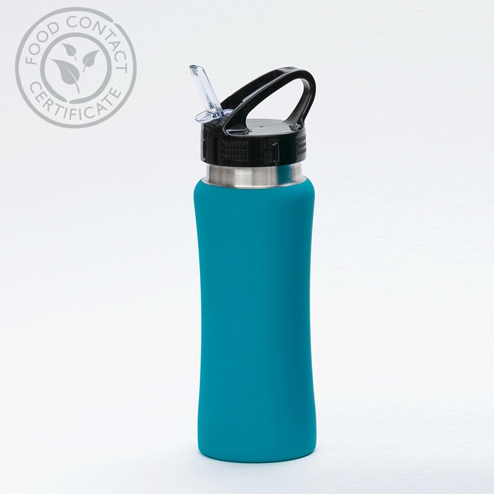 Trinkflasche Colorissimo, 600 ml. - türkis