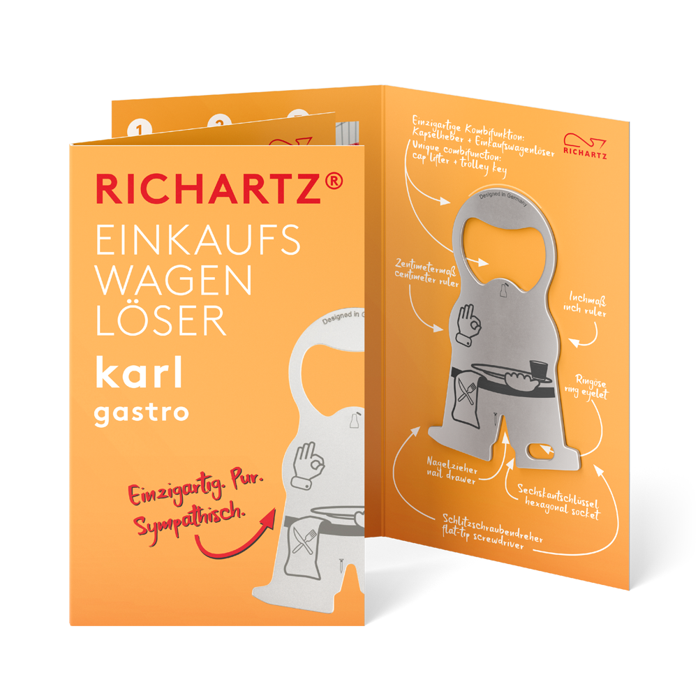 RICHARTZ® EINKAUFSWAGENLÖSER karl gastro